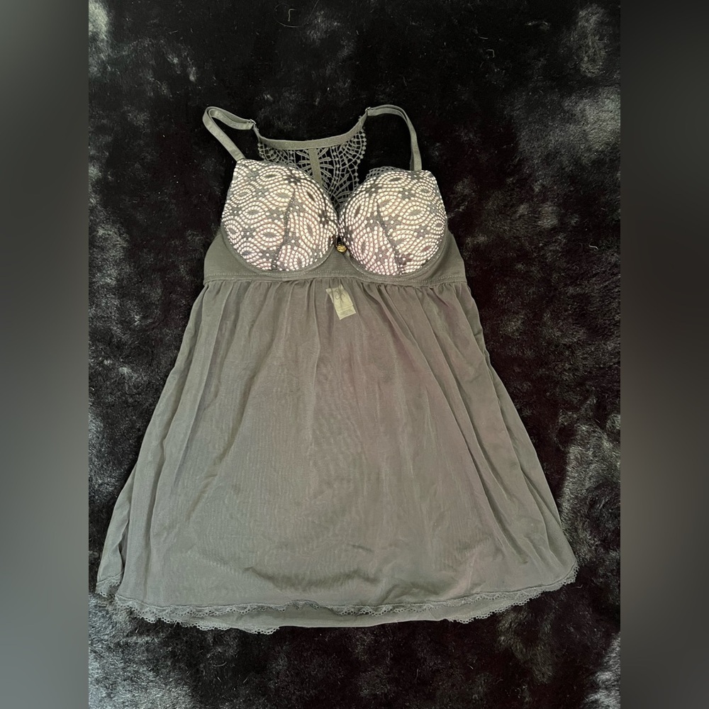 Jessica Simpson Black Lace Babydoll Lingerie - Size Small